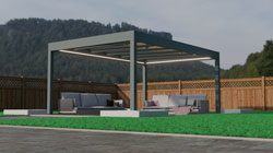 (obrázek pro) Zastřešení terasy PINELA GLASS 700x450 cm